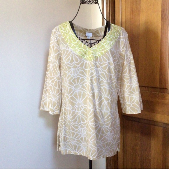 Calypso St. Barth Tops - COPY - Calypso Target Tunic, Medium